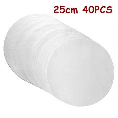 Torta Biskvit Pizza Neljepljivi masni papir za pečenje Okrugli dvostrani silikonski papir Kuhinjski pribor za pečenje Alati za kuhanje