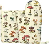 Seenekunsti ahjukindad ja potihoidjate komplektid, vastupidavad taaskasutatud täidisega silikoonist libisemiskindlad BBQ-kindad kööki