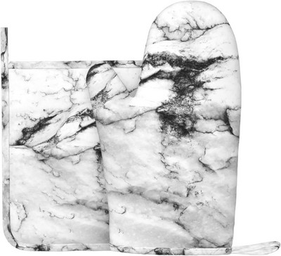 Seenekunsti ahjukindad ja potihoidjate komplektid, vastupidavad taaskasutatud täidisega silikoonist libisemiskindlad BBQ-kindad kööki