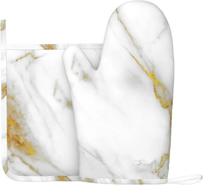 Seenekunsti ahjukindad ja potihoidjate komplektid, vastupidavad taaskasutatud täidisega silikoonist libisemiskindlad BBQ-kindad kööki