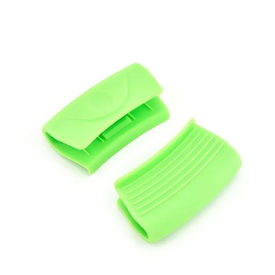 2vnt silikoninis puodo laikiklis nuo nuplikimo pirštinės neslystančios rankenos dangtelis mikrobangų krosnelės pirštinės karščiui atsparus segtukas virtuvės prietaisai