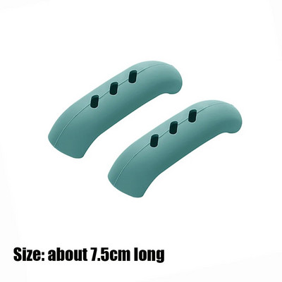 2vnt silikoninis puodo laikiklis nuo nuplikimo pirštinės neslystančios rankenos dangtelis mikrobangų krosnelės pirštinės karščiui atsparus segtukas virtuvės prietaisai