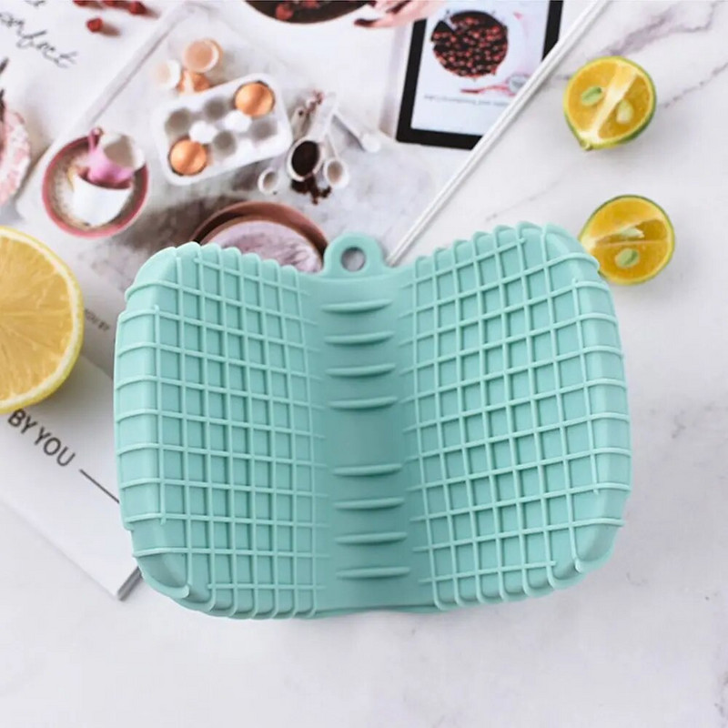 Silikoonist kuumakindlad libisemisvastased ahjukindad Köök Põletusvastane käeklambrialus Nõudekausi hoidik Küpsetuskindad