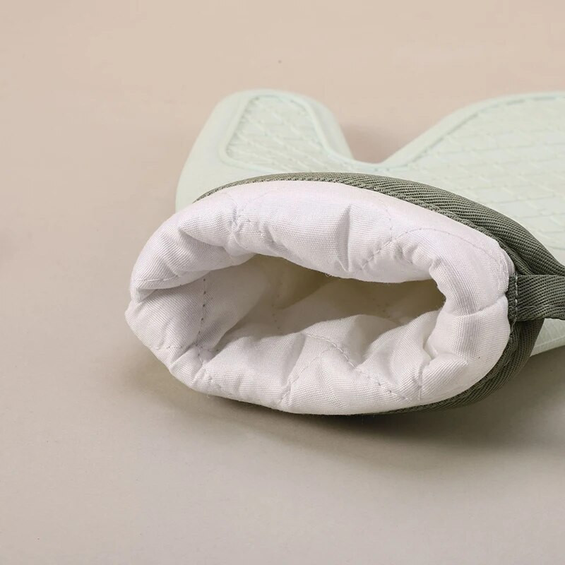 Nove silikonske i pamučne rukavice Dvoslojne keper rukavice za mikrovalnu pećnicu Rukavice za pećnicu Kuhinjske rukavice za toplinsku izolaciju za pečenje Rukavice za pećnicu