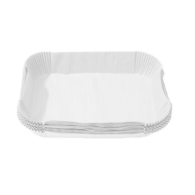 22x14cm ristkülikukujuline õlipaberkandik Õhkfritüür ühekordselt kasutatav paberist küpsetusvooder BBQ ahju õhupadi õlikindel pannõhkfritüüri tarvikud
