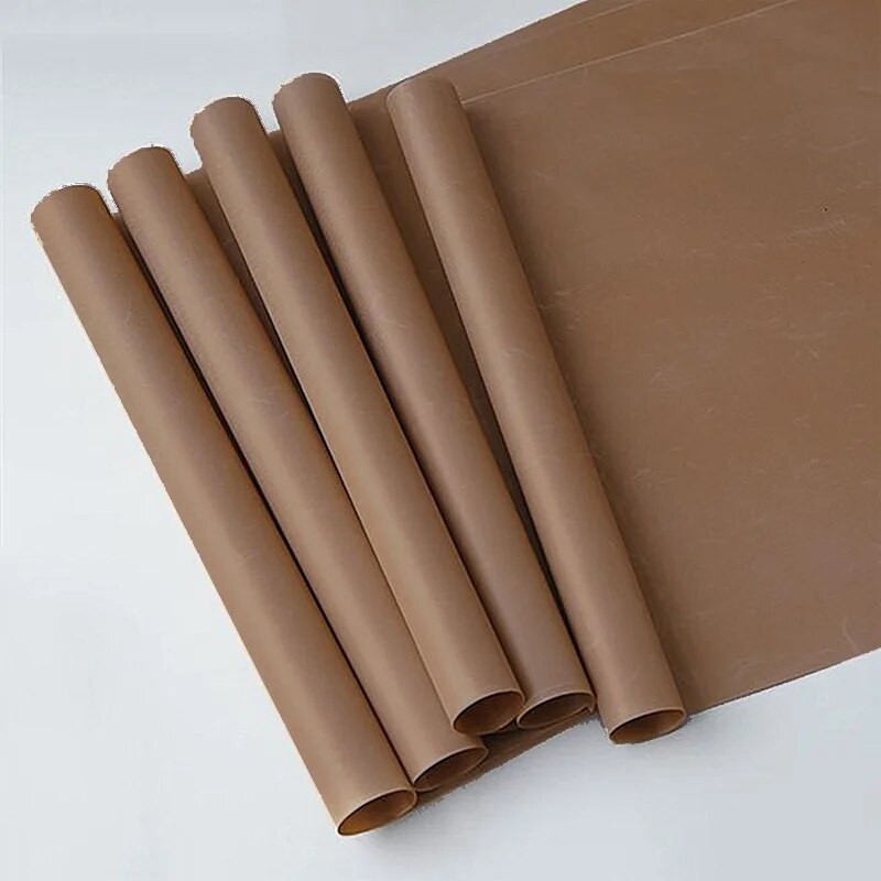 40 * 60 / 30 * 40 cm Foaie de căptușeală pentru cuptor rezistentă la temperaturi înalte Foaie de covoraș antiaderent Hârtie de copt reutilizabilă Instrumente pentru grătar de bucătărie