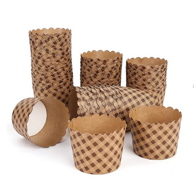 50 ks mini dezertné formičky na muffiny, papierové košíčky na muffiny, papierové košíčky na pečenie, sada foriem na narodeninovú a svadobnú tortu, párty potreby