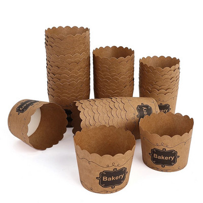 50 ks mini dezertné formičky na muffiny, papierové košíčky na muffiny, papierové košíčky na pečenie, sada foriem na narodeninovú a svadobnú tortu, párty potreby