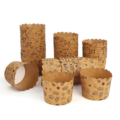 50 ks mini dezertné formičky na muffiny, papierové košíčky na muffiny, papierové košíčky na pečenie, sada foriem na narodeninovú a svadobnú tortu, párty potreby