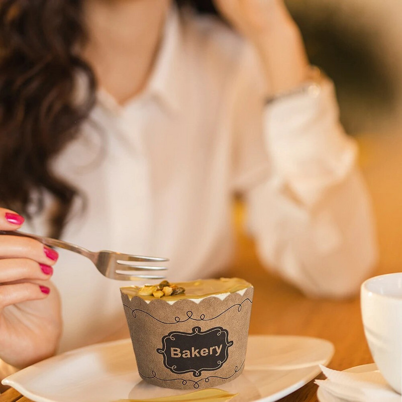 50 ks mini dezertné formičky na muffiny, papierové košíčky na muffiny, papierové košíčky na pečenie, sada foriem na narodeninovú a svadobnú tortu, párty potreby