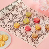 Silikoonist Macaron Macaron Kondiitritooted Küpsisahi Küpsetusvorm Suur 65 õõnsusega vormimatt Küpsetustööriistad ahjupannidele Tainas Fondant