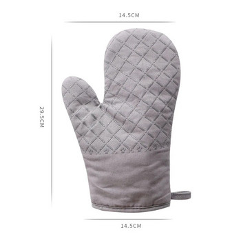 Θερμομονωτικά γάντια Παχύνουν και Μακρύνουν Αντιολισθητικά Γάντια Φούρνου Μικροκυμάτων Φούρνων Ψητηρίου Αντιολισθητικά