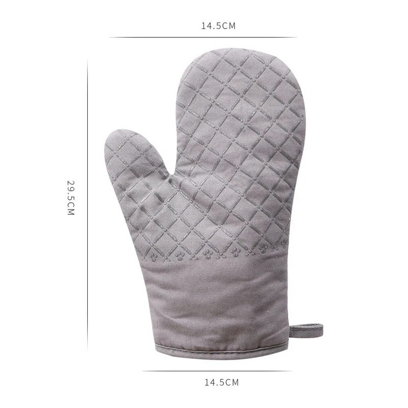 Soojusisolatsioonikindad paksendavad ja pikendavad libisemiskindlaid kõrge temperatuuriga mikrolaineahjus küpsetusahju kuumavastaseid kindaid