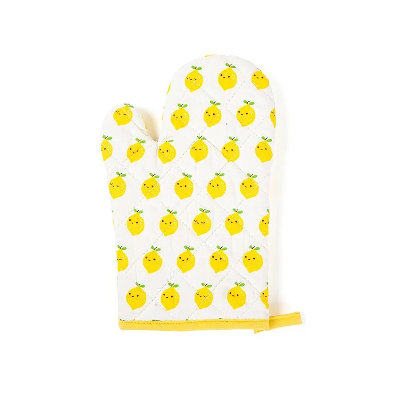 1 ks Rukavice na pečenie do mikrovlnnej rúry, bavlnené roztomilé rukavice na pečenie v rúre, tepelne odolné chňapky, protišmykové kuchynské nástroje na varenie