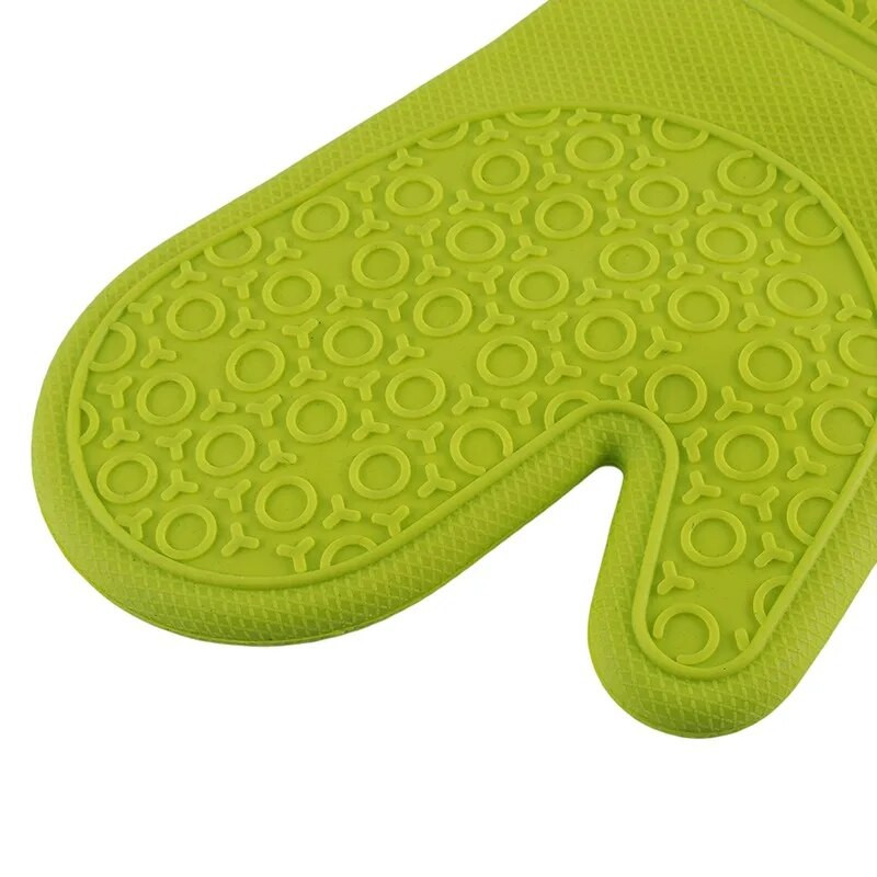 1 tk isoleeritud ahjukindad silikoon kuumakindlad kindad ahjukindad mikrolaineahi küpsetustööriistad koduköök, baar küpsetusnõud