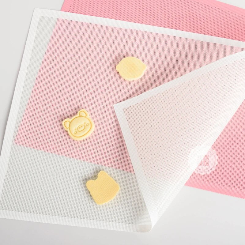 Δημιουργικό Ταπάκι ψησίματος σιλικόνης Μεγάλο μαξιλάρι ζαχαροπλαστικής για μπισκότα ανθεκτικό στη θερμότητα Φύλλο φούρνου Αξεσουάρ ζαχαροπλαστικής κουζίνας