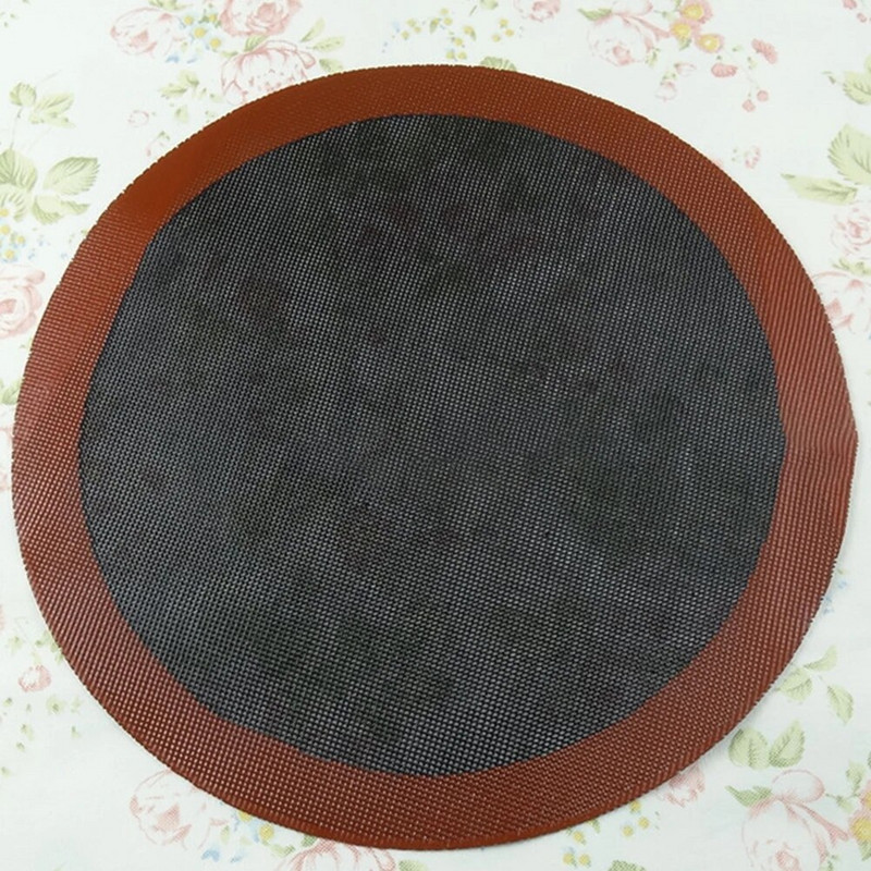 Posuda za pečenje Neljepljiva podloga za pecivo Kuhinjski kolačići Perforirani silikonski okrugli alati Podloga za pečenje kruha otporna na ulje za kolače