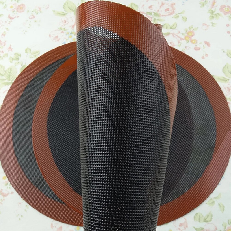 Posuda za pečenje Neljepljiva podloga za pecivo Kuhinjski kolačići Perforirani silikonski okrugli alati Podloga za pečenje kruha otporna na ulje za kolače