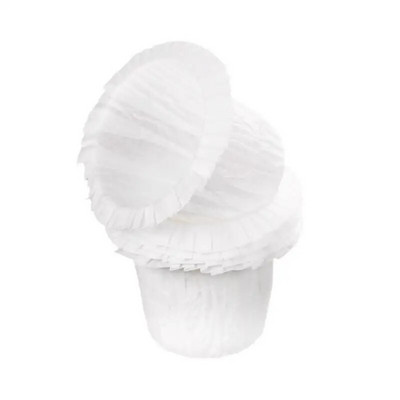 Καλούπι για κέικ Χάρτινα κύπελλα πάνω καπέλο Cupcake με μανσέτες για μάφιν Ρολό πιεσμένο διπλωμένο μαζί Αρκετά βολικά σκεύη κουζίνας