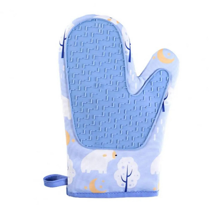 1vnt Premium silikoninė orkaitės pirštinė Silikoninė pirštinė virtuvės tiekimas šilumos apsauga minkšta neslystanti