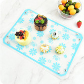 Hiina sinise lillega küpsetusplaadi matt Snap Silikoonist nuudlite valmistamise padjaga Sõtkumismatt köögisaia küpsiseleiva jaoks