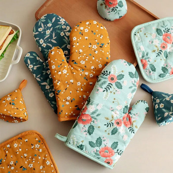Γάντια φούρνου μικροκυμάτων Μπάρμπεκιου Γάντια φούρνου μπάρμπεκιου Γάντια Αξεσουάρ κουζίνας Σκεύη Οικιακά σκεύη Φούρνος Πίτσα Γάντια ανθεκτικά στη θερμότητα