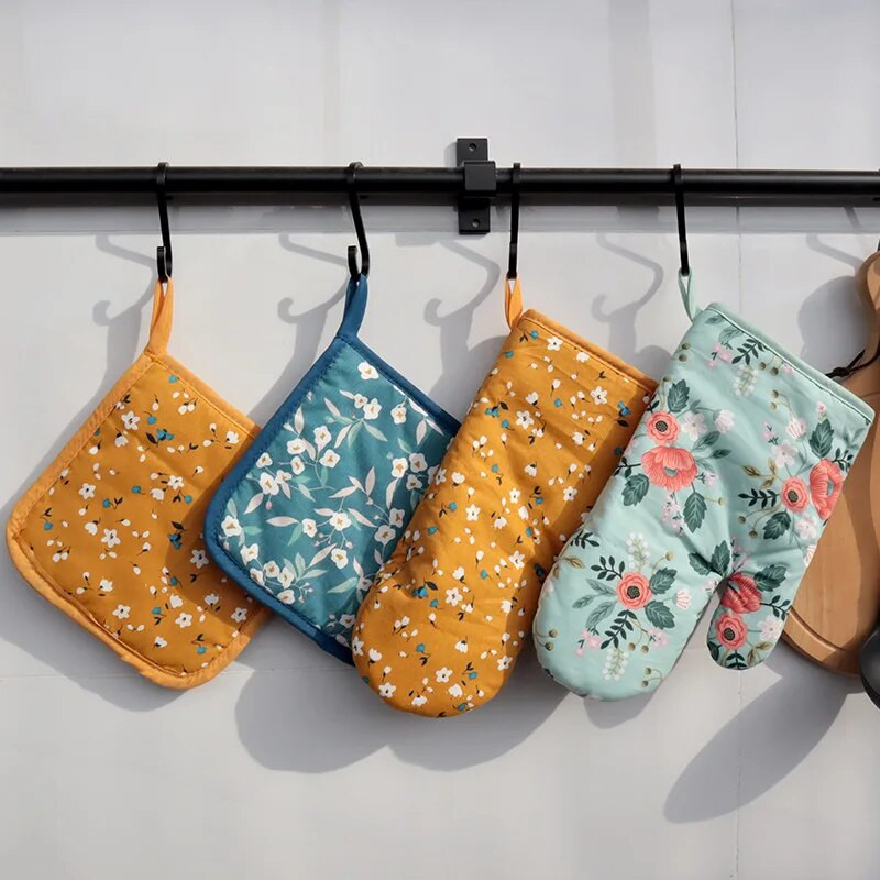 Mikrolaineahju kindad BBQ grillahju kindad labakindad köögitarvikud nõud Majapidamistarbed ahju pitsa kuumakindlad kindad