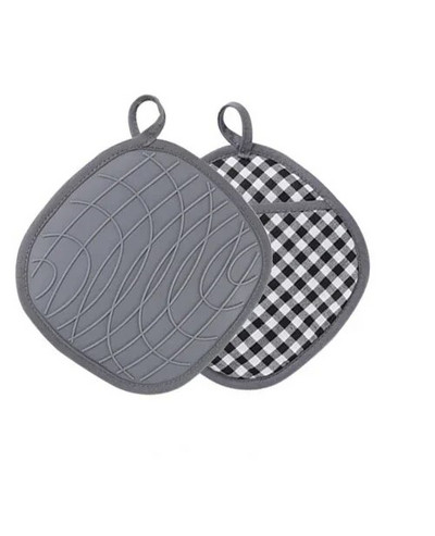 2kom izolirane silikonske kratke rukavice za pećnicu Rukavice za pećnicu za mikrovalnu pećnicu Alati za kuhanje Kućne kuhinje Pamučne rukavice otporne na toplinu