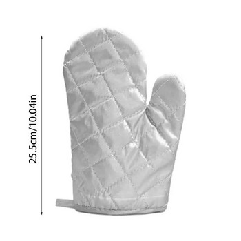 Γάντι φούρνου μικροκυμάτων Βαμβακερά γάντια ψησίματος Ανθεκτικά στη θερμότητα Γάντια οικιακής μόνωσης κατά του ζεματίσματος Βαμβακερά γάντια για μαγείρεμα ψησίματος