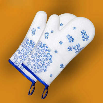 1 tk kuumakindlast silikoonist köögikindad ahjukindad paksemad silikoonist toiduvalmistamiskindad mikrolaineahju köögiprindiga kindad