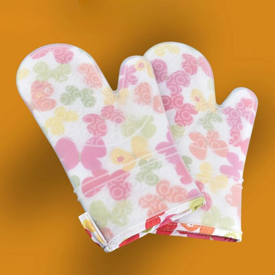 1 tk kuumakindlast silikoonist köögikindad ahjukindad paksemad silikoonist toiduvalmistamiskindad mikrolaineahju köögiprindiga kindad