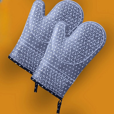 1 tk kuumakindlast silikoonist köögikindad ahjukindad paksemad silikoonist toiduvalmistamiskindad mikrolaineahju köögiprindiga kindad