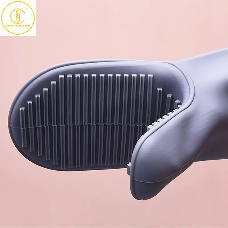 1 tk Paks kuumuskindel mikrolaineahjus kinnas BBQ ahi küpsetusnõu silikoonkindad köök toiduvalmistamiseks silikoonist labakinnas küpsetusnõud