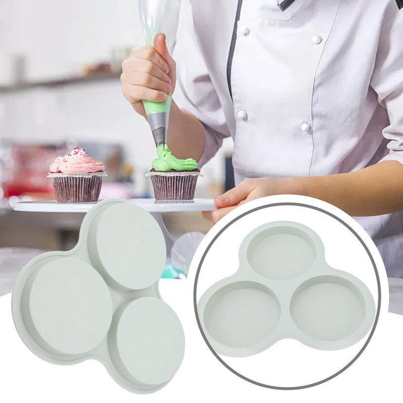 Φόρμα αυγών για φριτέζα αέρα σιλικόνης για επαναχρησιμοποιήσιμη στρογγυλή φόρμα κέικ 4 ιντσών Οικιακά σκεύη φούρνου Αξεσουάρ μαγειρέματος