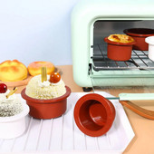 Ümmargused silikoonist koogivormid Väikesed 2/3-tollised silikoonvormid küpsetamiseks Kiiresti vabastatavad küpsetusvormid kihilise juustu vikerkaare šifoonkoogi jaoks