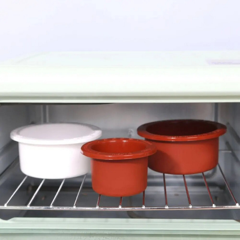 Ümmargused silikoonist koogivormid Väikesed 2/3-tollised silikoonvormid küpsetamiseks Kiiresti vabastatavad küpsetusvormid kihilise juustu vikerkaare šifoonkoogi jaoks