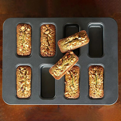 Μίνι μπισκότα για ψωμί για ψωμί με 8 κοιλότητες Αντικολλητικά ταψιά για μάφιν Φόρμα DIY Μάφιν Φόρμα φούρνου Φούρνου Προμήθειες ψησίματος κουζίνας