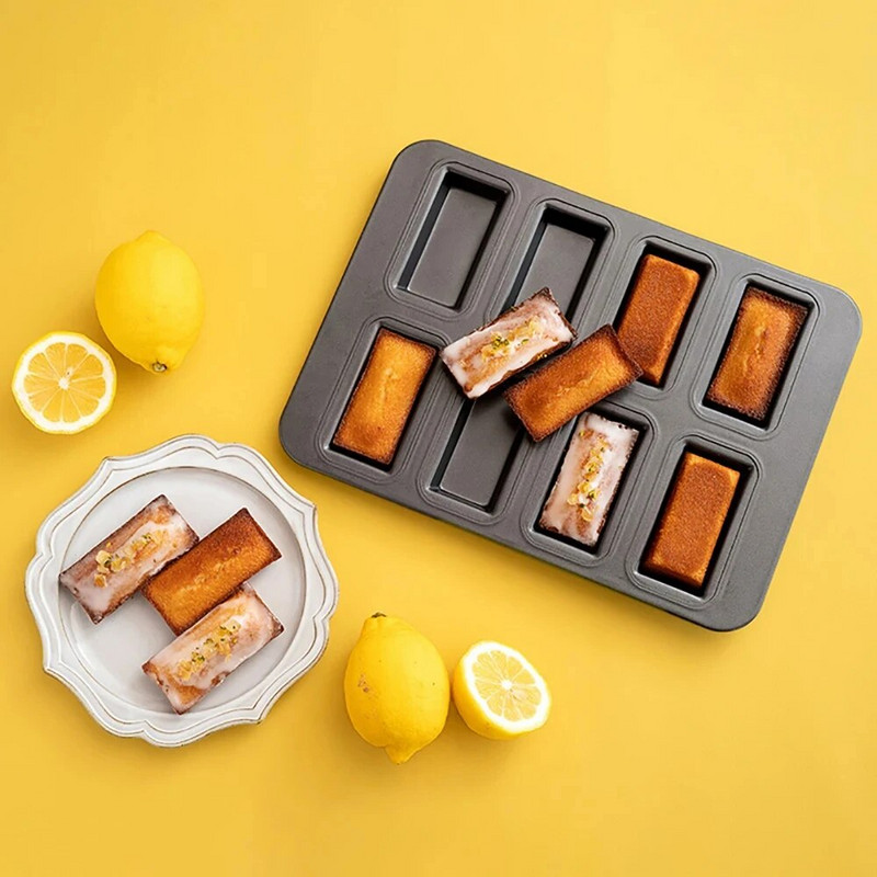 8-õõnsusega minileivaküpsetuspannid Mittekleepuvad muffinipannid, küpsisevorm meisterdage muffinivorm, ahjuvorm Köögi küpsetustarbed