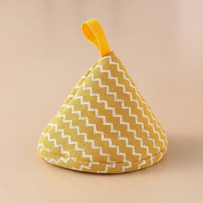 Uus kolmnurkne potikork Ahjukindad Põlemisvastane panni käepideme kate kõrge temperatuuriga pajapoti isolatsioonipadja sõrmekaitse kate