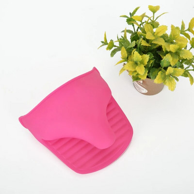 Tepelne odolné silikónové rukavice do kuchyne, silikónové kuchynské doplnky, kuchynské náčinie, mikrovlnné grilovacie rukavice s bavlnenou podšívkou na rukávoch