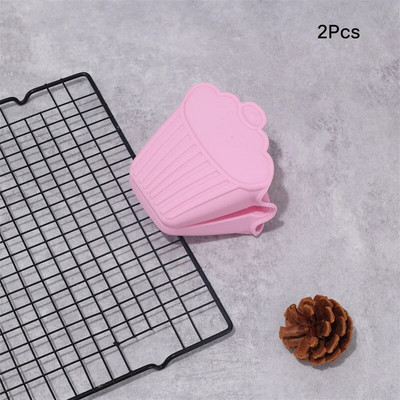 Tepelne odolné silikónové rukavice do kuchyne, silikónové kuchynské doplnky, kuchynské náčinie, mikrovlnné grilovacie rukavice s bavlnenou podšívkou na rukávoch