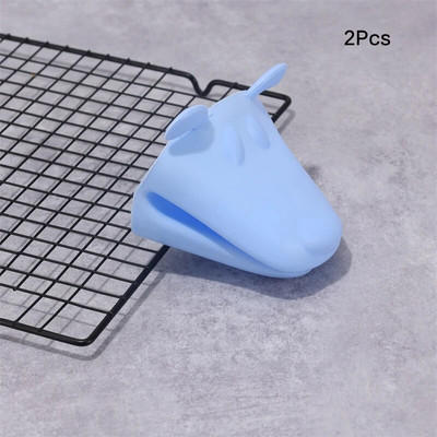 Tepelne odolné silikónové rukavice do kuchyne, silikónové kuchynské doplnky, kuchynské náčinie, mikrovlnné grilovacie rukavice s bavlnenou podšívkou na rukávoch