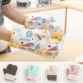 1 tk Toiduvalmistamine Küpsetamine Ahi Kuumuskindlad Kindad Tepitud labakindad Nahasõbralikud Küpsetuskindad Libisemiskindlad Köök Potihoidjad Ahjukinnas