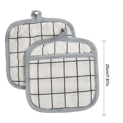 Köögipotialused padi ja pliidiahjukindad kuumakindel termiline kuumusevastane Võtke kuum pott keetmine küpsetuskindad isolatsioonipadi