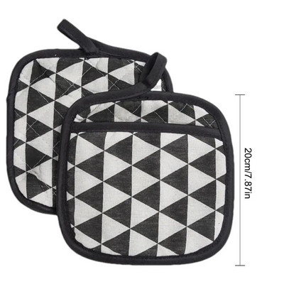 Köögipotialused padi ja pliidiahjukindad kuumakindel termiline kuumusevastane Võtke kuum pott keetmine küpsetuskindad isolatsioonipadi