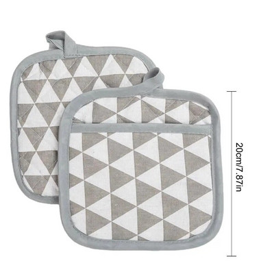 Köögipotialused padi ja pliidiahjukindad kuumakindel termiline kuumusevastane Võtke kuum pott keetmine küpsetuskindad isolatsioonipadi