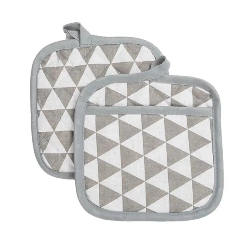 Köögipotialused padi ja pliidiahjukindad kuumakindel termiline kuumusevastane Võtke kuum pott keetmine küpsetuskindad isolatsioonipadi