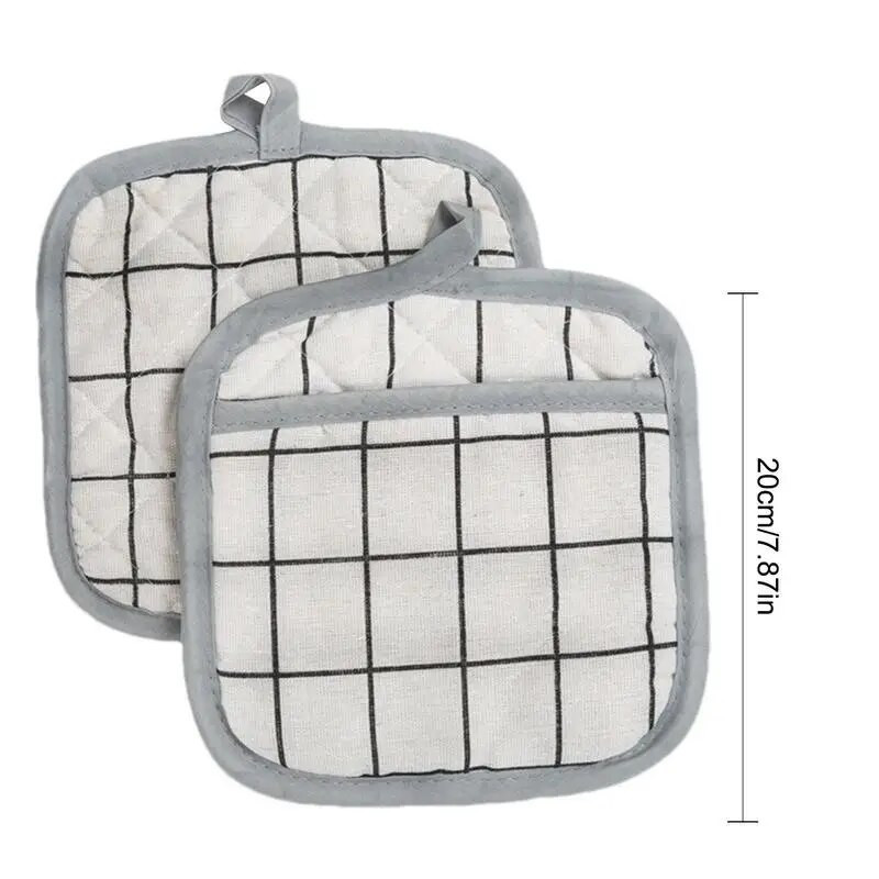 Köögipotialused padi ja pliidiahjukindad kuumakindel termiline kuumusevastane Võtke kuum pott keetmine küpsetuskindad isolatsioonipadi