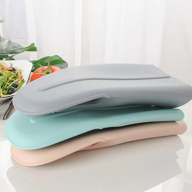 1 tk paksendatud silikoonist isolatsiooniga kuumakindlad küpsetuskindad mikrolaineahju kuumakindlad kindad