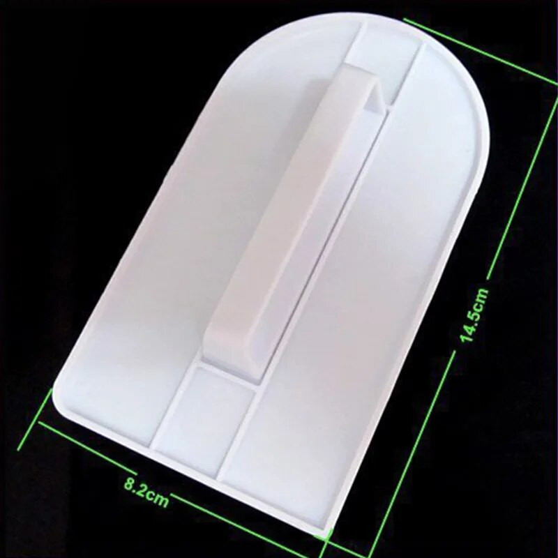 Plastikust koogi siluja poleertööriistad tasapinnaline kaunistus fondant spaatlid Koogipintsel DIY küpsetustööriistad köögitarvikud